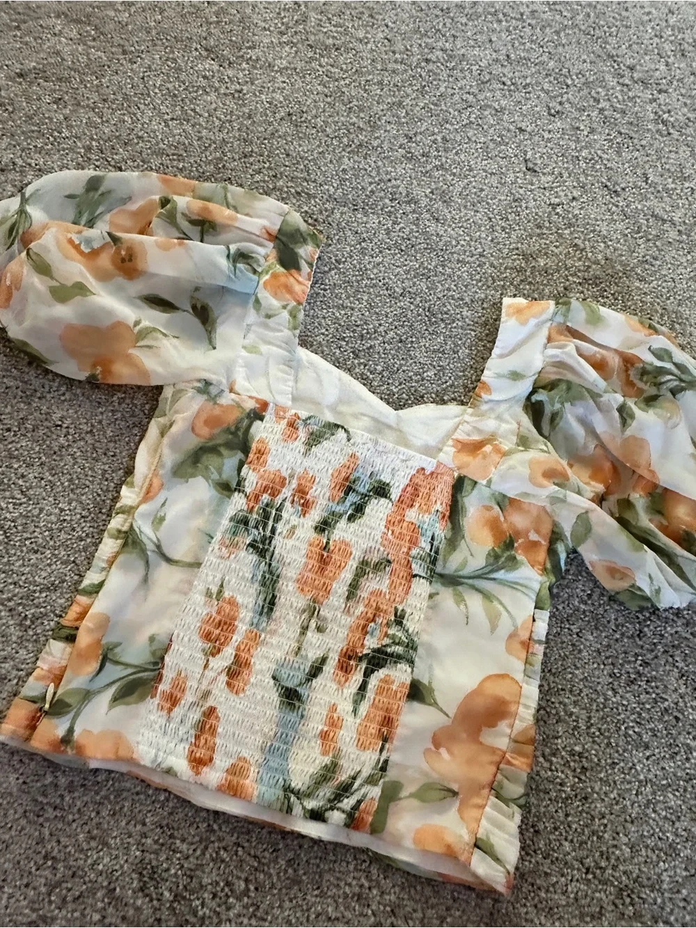 Abercrombie & Fitch sheer ivory